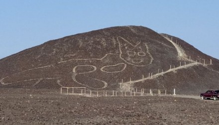 Large 2,000-year-old cat discovered in Peru's Nazca lines